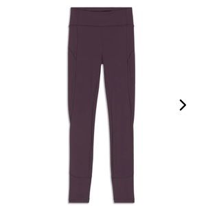 Lululemon dark purple high waisted leggings